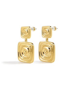 The Seychelles Statement Earrings- Gold