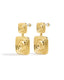 The Seychelles Statement Earrings- Gold