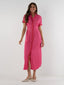 Georgia Dress - Pink Carnation