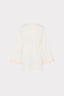 MILLY LINEN CHAIN EMBROIDERY COVER UP-WHITE