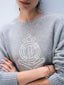 FEATHERWEIGHT CASHMERE NAUTICAL EMBROIDERED SWEATE