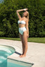 BELTED HI WAISTED HI LEGGED SWIM BOTTOM