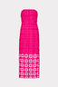 MILLY KAIT TILE LACE DRESS-PINK