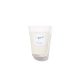 6EME ST. GERMAIN "FIGUE CYPRES" CANDLE 8" FRENCH CUT VASE