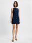 AZRA TWILL SQUARE NECK DRESS