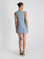 90S DENIM BUTTON FRONT SLVLS DRESS