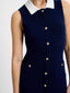 BENNET RIB KNIT CONTRAST DRESS