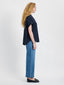 POPLIN COLLAR SS PULLOVER