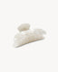 Midi Heirloom Claw in White Shell