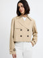 CROPPED TWILL TRENCH