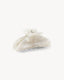 Midi Heirloom Claw in White Shell