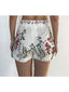 HERMAN & NANDITA SHORTS WITH BELT- IVORY