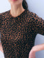 CASHMERE LEOPARD PRINT TEE
