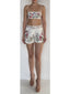 HERMAN & NANDITA SHORTS WITH BELT- IVORY