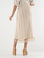 Capri Knit Skirt - Blanc Petals