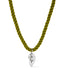 The Palma Shell Cord Necklace- Silver