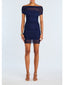 SEROYA BELLE MINI DRESS-NAVY
