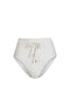 BELTED HI WAISTED HI LEGGED SWIM BOTTOM