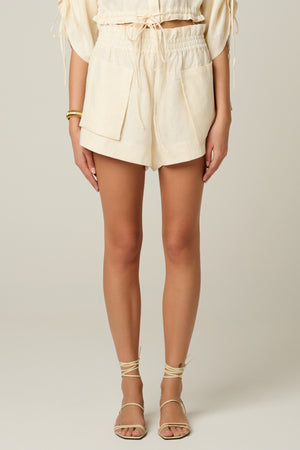 MIRA SHORT - IVORY