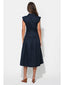 Olivia Button Up Belted Shirt Midi Dress