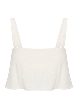 CAITLYN CROP - IVORY