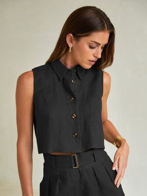 KATJA TOP - BLACK