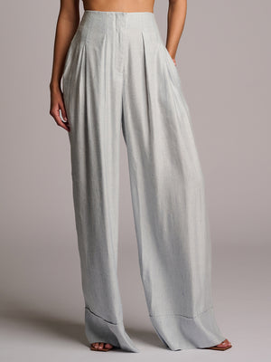 RORY PANT  - BLUE CHAMBRAY