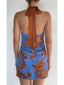 HERMAN & NANDITA HALTER MINI DRESS-MULTI