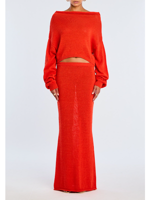 SEROYA SERAFINA SWEATER-GERANIUM