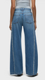 HUDSON JODIE LOOSE FIT WIDE LEG FRAYED SEAMS