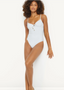 VITAMIN A ADA UNDERWIRE ONE PIECE SWIM-WHITE