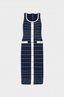 MILLY MARI STRIPE MIDI DRESS