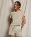 LOOP TERRY SWEATSHORTS-STRIPE