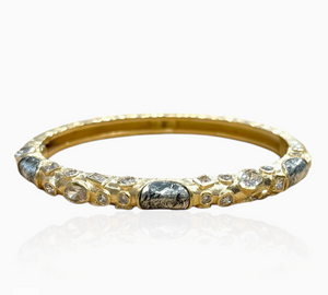 GOLD ENZO BANGLE