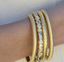 GOLD ENZO BANGLE