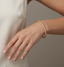 GOLD VIERA SIGNATURE ROW BANGLE
