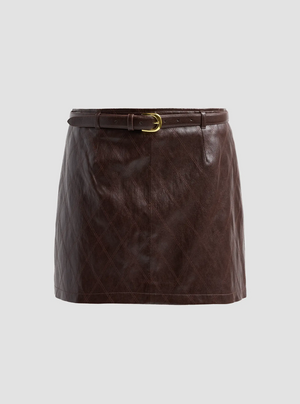 Eliza Faux Leather Mini
