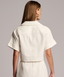 ELLISON TOP IN TWILL  - WHITE