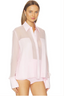 SANS FAFF FLORE SILK SHIRT-BLUSH PINK