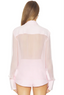 SANS FAFF FLORE SILK SHIRT-BLUSH PINK