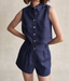 HEVRON ZINNA SHORT  - INDIGO
