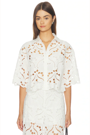 SANS FAFF VALENTINE TOP-WHITE