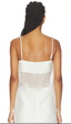 SANS FAFF COVE SILK TOP-WHITE