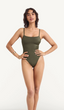 VITAMIN A JENNA ONE PIECE SWIM-OLIVE