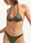VITAMIN A GIA TRIANGLE SWIM TOP-OLIVE