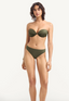 VITAMIN A CALI HIGH LEG FULL SWIM BOTTOM-OLIVE