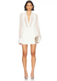 SANS FAFF MEGHAN PANELLLED SILK BLOUSE-WHITE