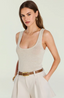 SEROYA HERO TANK TOP-ALMOND