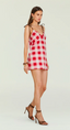 SEROYA SHANTIE DRESS-GERANIUM GINGHAM