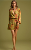 ROCOCO SAND MINI DRESS-OLIVE